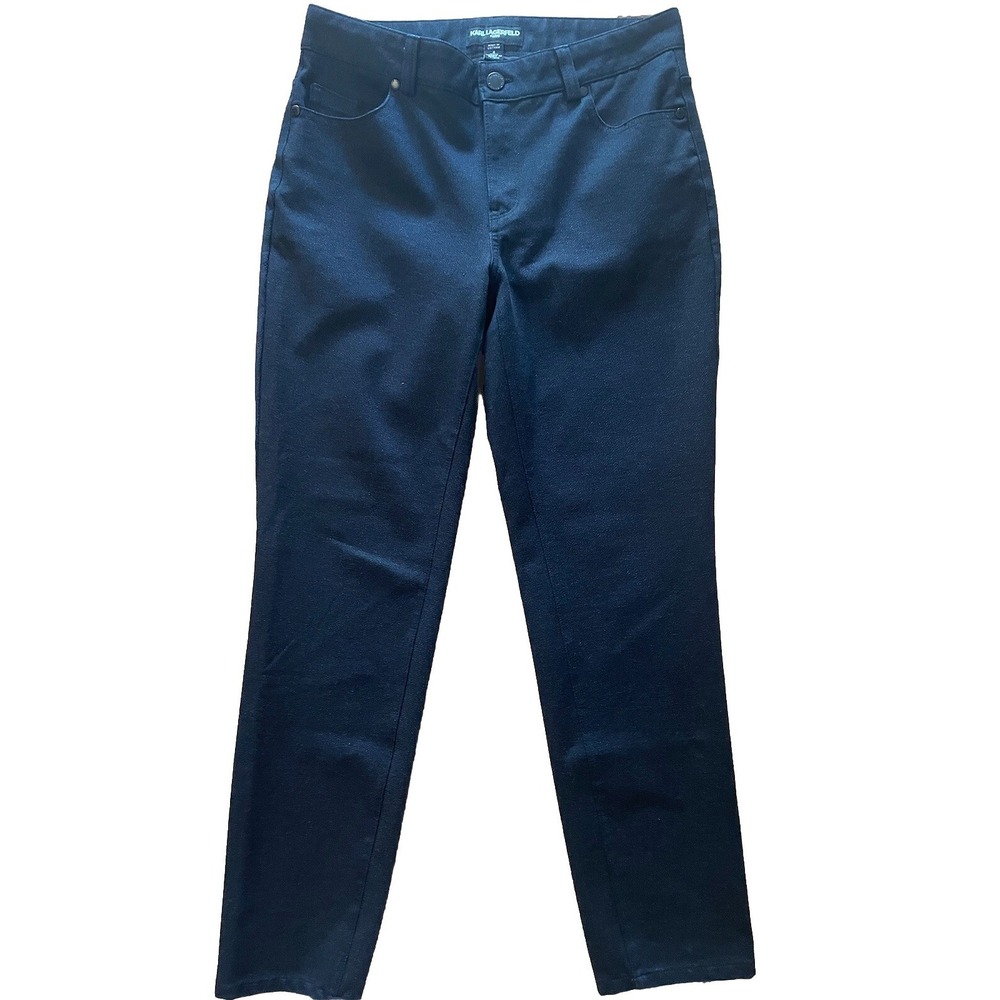 Karl Lagerfeld Paris Slim Trousers Women 4 Black Pants Quite Luxury Designer